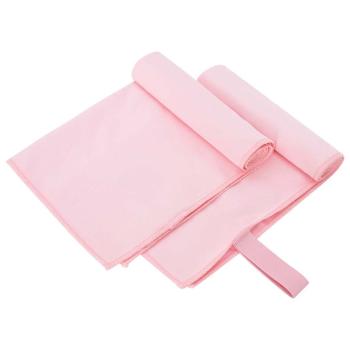 ARDEBO.de - Sporthandtücher 2 stk. Rosa 50 x 30 cm