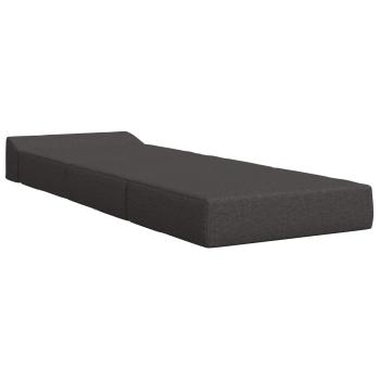 Klappsofa Bett Dunkelgrau 200 x 70 x 15 cm Stoff