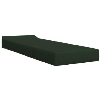 Klappsofa Bett Dunkelgrün 200 x 70 x 15 cm Stoff