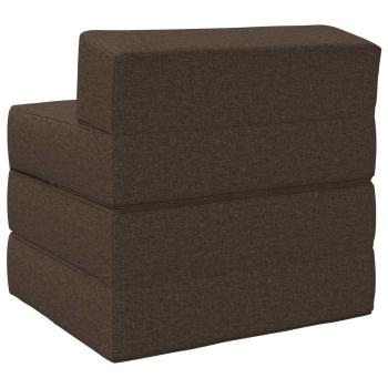 Klappsofa Bett Taupe 70 x 60 x 63 cm Stoff
