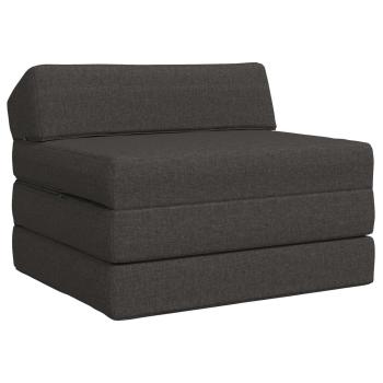 ARDEBO.de - Klappsofa Bett Dunkelgrau 200 x 70 x 10 cm Stoff