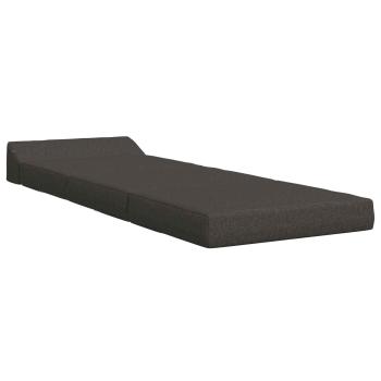 Klappsofa Bett Dunkelgrau 200 x 70 x 10 cm Stoff