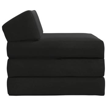 Klappsofa Bett Schwarz 70 x 60 x 49 cm Samt
