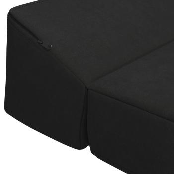 Klappsofa Bett Schwarz 70 x 60 x 49 cm Samt