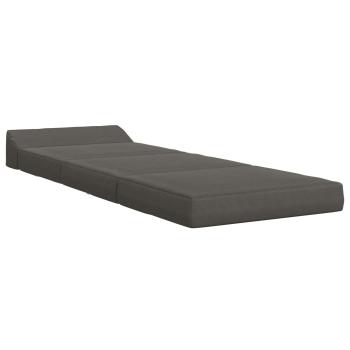 Klappsofa Bett Dunkelgrau 200 x 70 x 10 cm Cordstoff