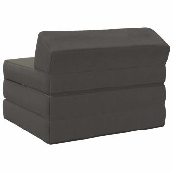 Klappsofa Bett Dunkelgrau 200 x 70 x 10 cm Cordstoff