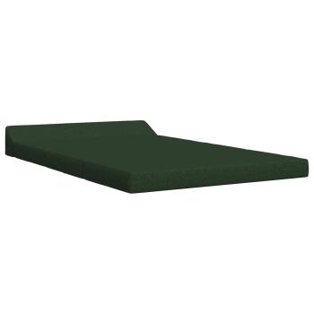 Klappsofa Bett Dunkelgrün 120 x 60 x 49 cm Stoff