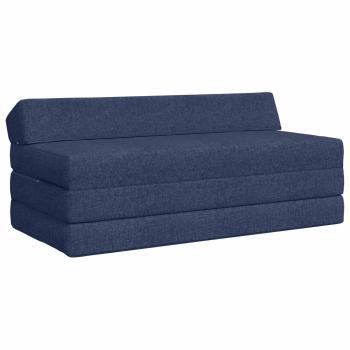 ARDEBO.de - Klappsofa Bett Blau 120 x 60 x 49 cm Stoff