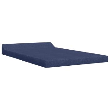 Klappsofa Bett Blau 120 x 60 x 49 cm Stoff