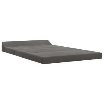 Klappsofa Bett Dunkelgrau 120 x 60 x 49 cm Stoff