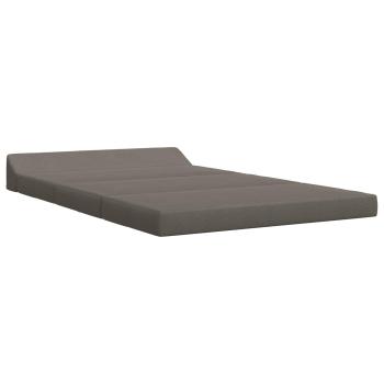Klappsofa Bett Hellgrau 120 x 60 x 49 cm Stoff