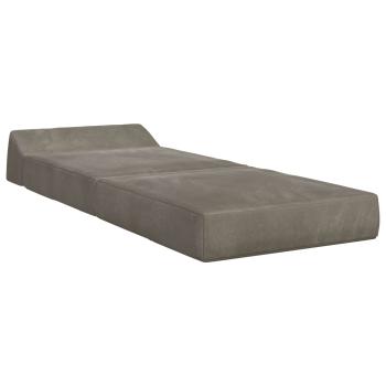 Klappsofa Bett Hellgrau 60 x 70 x 41 cm Stoff