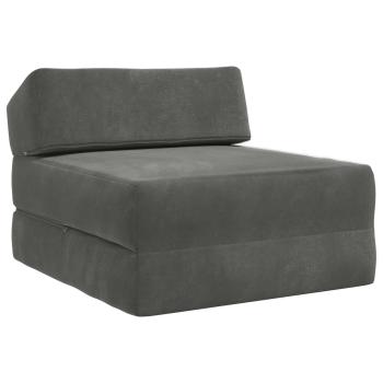 Klappsofa Bett Dunkelgrau 60 x 70 x 41 cm Stoff