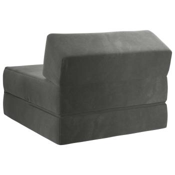 Klappsofa Bett Dunkelgrau 60 x 70 x 41 cm Stoff