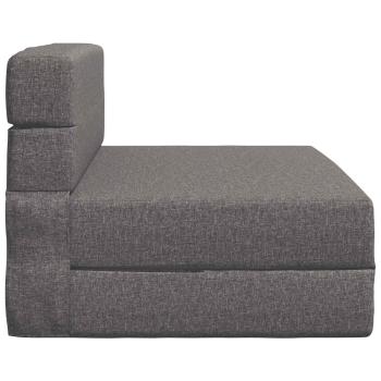 Klappsofa Bett Hellgrau 70 x 72 x 60 cm Stoff