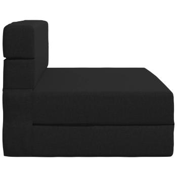 Klappsofa Bett Schwarz 70 x 72 x 60 cm Stoff