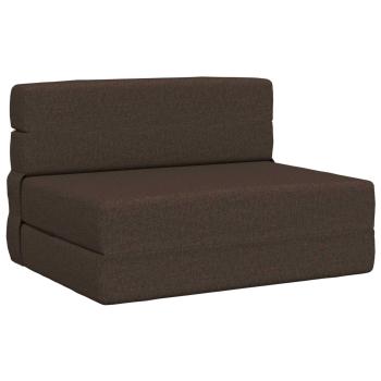 Klappsofa Bett Taupe 70 x 72 x 60 cm Stoff