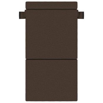 Klappsofa Bett Taupe 70 x 72 x 60 cm Stoff
