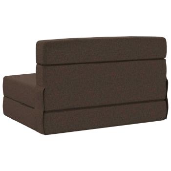 Klappsofa Bett Taupe 70 x 72 x 60 cm Stoff