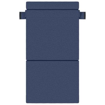 Klappsofa Bett Blau 70 x 72 x 60 cm Stoff