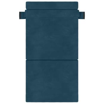 Klappsofa Bett Blau 70 x 72 x 60 cm Stoff