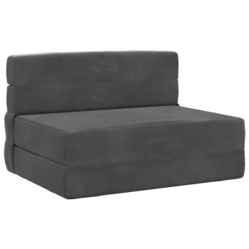 Klappsofa Bett Dunkelgrau 70 x 72 x 60 cm Stoff