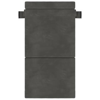 Klappsofa Bett Dunkelgrau 70 x 72 x 60 cm Stoff