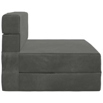 Klappsofa Bett Dunkelgrau 70 x 72 x 60 cm Stoff