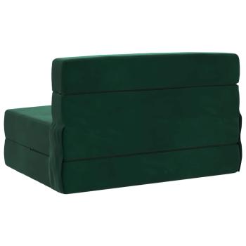 Klappsofa Bett Dunkelgrün 70 x 72 x 60 cm Stoff