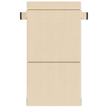Klappsofa Bett Creme 70 x 72 x 60 cm Stoff