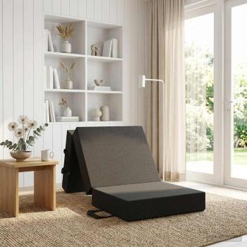 ARDEBO.de - Klappsofa Bett 75 x 63 x 45 cm Dunkelgrau