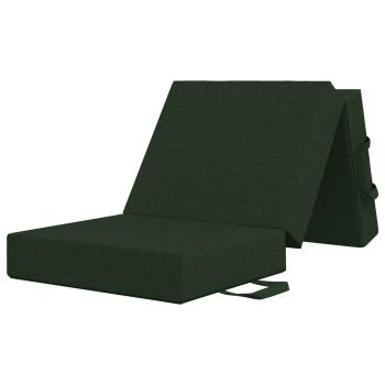 Klappsofa Bett 75 x 63 x 45 cm Dunkelgrün