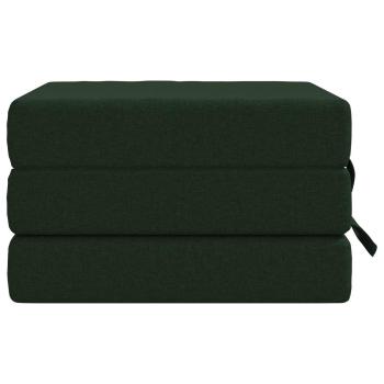 Klappsofa Bett 75 x 63 x 45 cm Dunkelgrün
