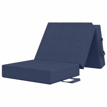 Klappsofa Bett 75 x 63 x 45 cm Blau