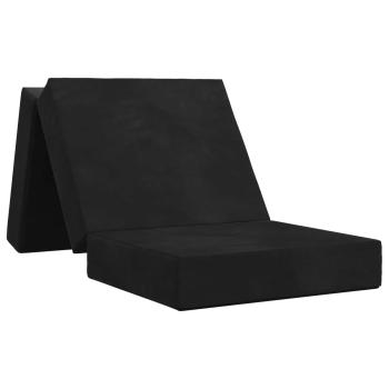 Klappsofa Bett 75 x 63 x 45 cm Schwarz