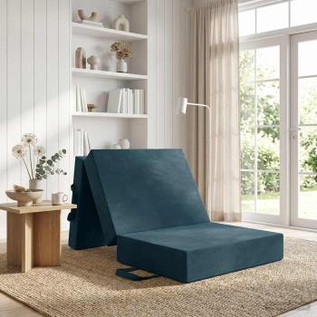 ARDEBO.de - Klappsofa Bett 90 x 63 x 45 cm Blau