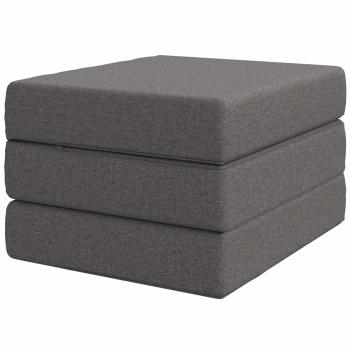 Klappsofa Bett 75 x 67 x 45 cm Hellgrau