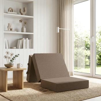 Klappsofa Bett 75 x 67 x 45 cm Taupe