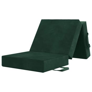 Klappsofa Bett 75 x 67 x 45 cm Dunkelgrün