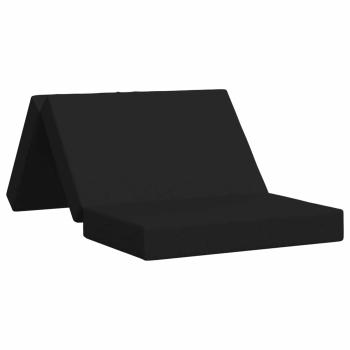 Klappsofa Bett 80 x 67 x 45 cm Schwarz