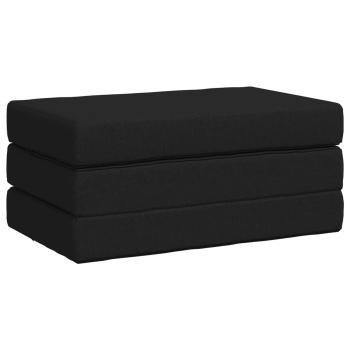 Klappsofa Bett 80 x 67 x 45 cm Schwarz