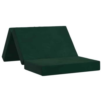 Klappsofa Bett 80 x 67 x 45 cm Dunkelgrün