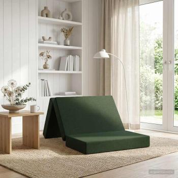 ARDEBO.de - Klappsofa Bett 90 x 67 x 45 cm Dunkelgrün