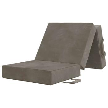 Klappsofa Bett 90 x 67 x 45 cm Hellgrau