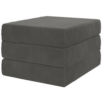 Klappsofa Bett 90 x 67 x 45 cm Dunkelgrau