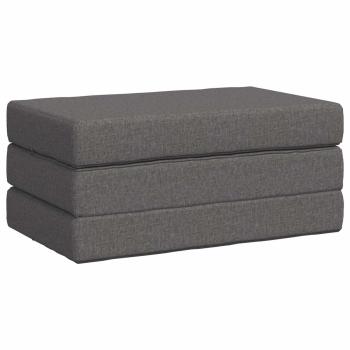 Klappsofa Bett 100 x 67 x 45 cm Hellgrau