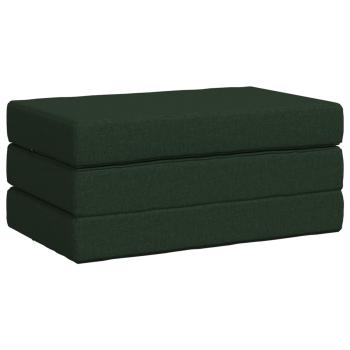 Klappsofa Bett 100 x 67 x 45 cm Dunkelgrün