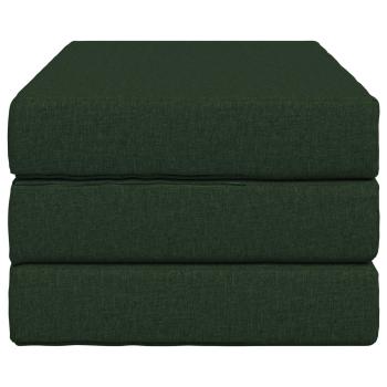 Klappsofa Bett 100 x 67 x 45 cm Dunkelgrün