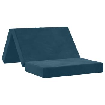 Klappsofa Bett 100 x 67 x 45 cm Blau