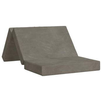 Klappsofa Bett 100 x 67 x 45 cm Hellgrau